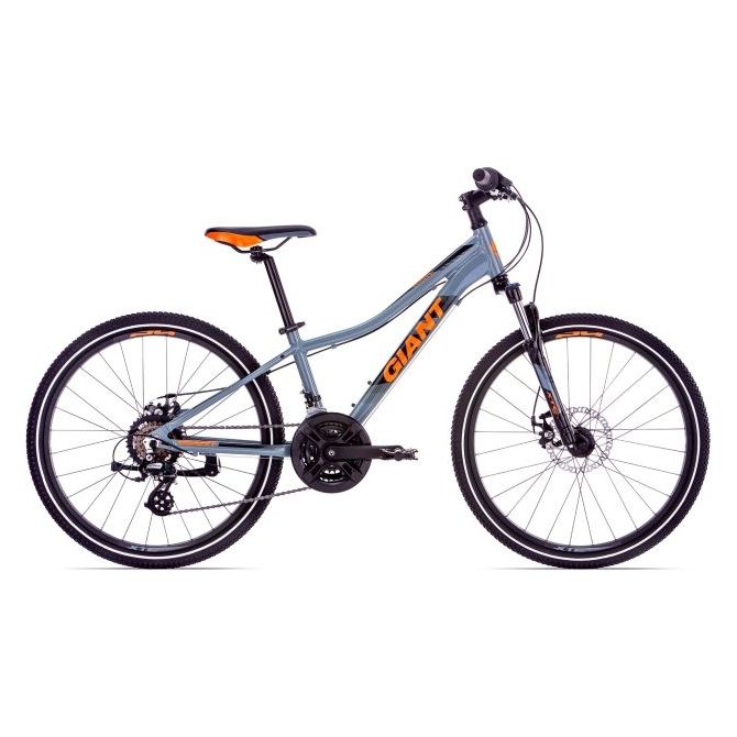 Giant XTC JR 24 inch Disc Mountain Kids Bike - Concrete Grey