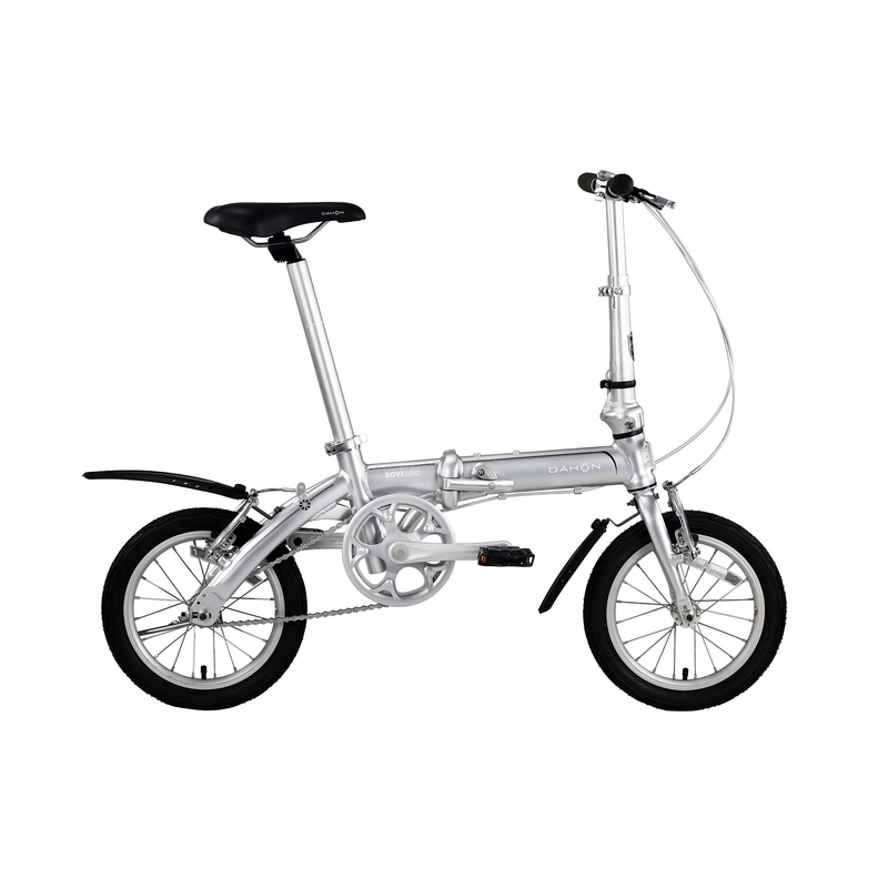 DAHON DOVE UNO シルバー14インチ Dahon Dove Uno 14 inch Alloy Folding Bike