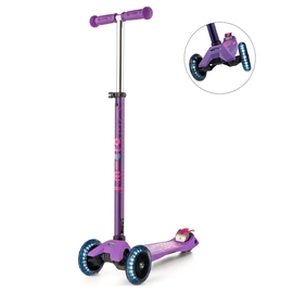 Maxi Micro Deluxe LED Flashing wheel Scooter Purple