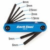 ParkTool Flow-up Hex Wrench Set AWS-10 Blue