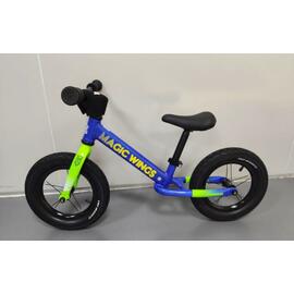 Magic Wings One Deluxe 12 inch Lightweight Alloy Balance Bike Blue Green