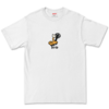 Spoty Design T-Shirt Chicken leg White