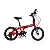 Horizon Flip 16inch 7speed Alloy Kids Folding Bike Glossy Red Grey
