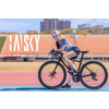 Baisky 女裝單車短袖上衣 - 編織 紫色