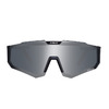 Altalist Kizuna JR Sports Eyewear Black Orange Frame Silver Mirror Lens