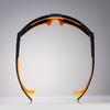 Altalist Kizuna JR Sports Eyewear Black Orange Frame Silver Mirror Lens