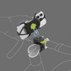 Bone Bike Tie Connect Kit 3 - Magnetic BLACK