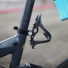 Mr TiParts Birdy Seatpost QR Clamp Bottle Cage Mount Black