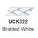 Braided White (UCK322)